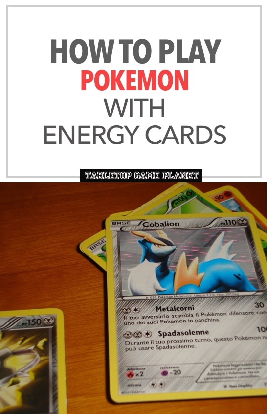 How to play Pokemon with energy cards