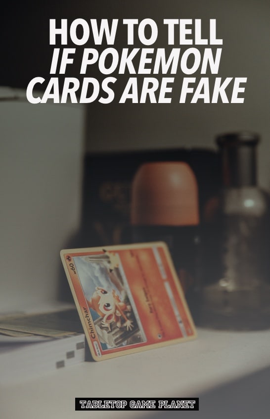 How to tell is Pokemon cards are fake