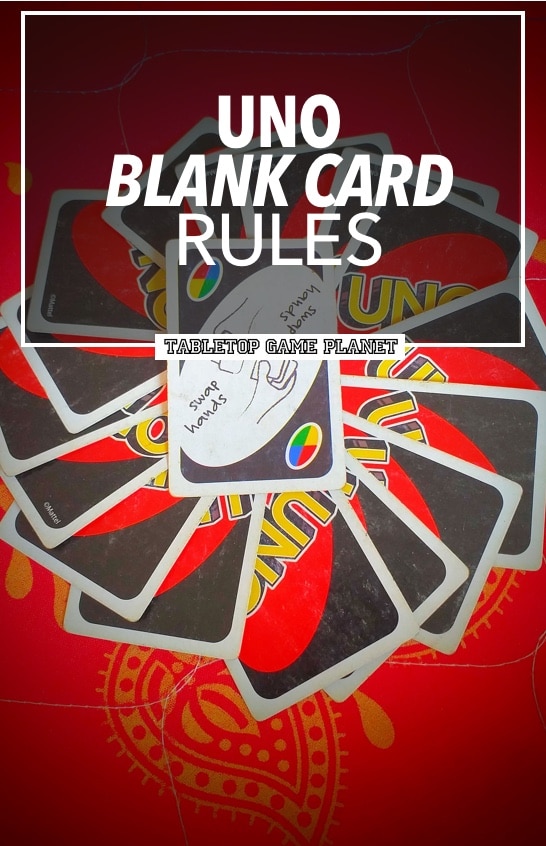 Blank card rules in UNO