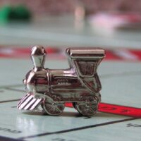 Land on Railroad in Monopoly