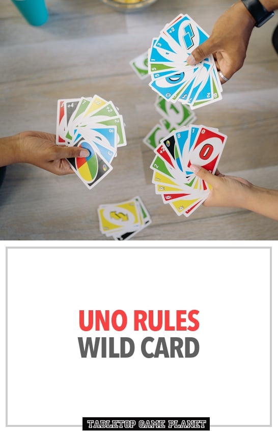Wild card rules for UNO