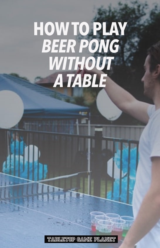 How to play beer pong without a table